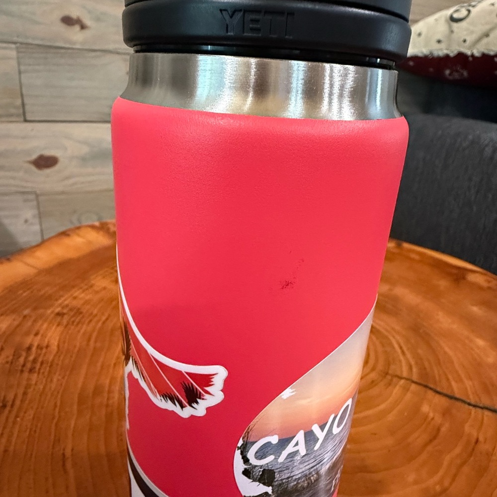 Yeti Pink Stainless Steel Water Bottle - Picture 3 of 7